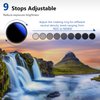 NEEWER 67mm MRC Variable ND Filter ND2-ND400, Neutral Density Adjustable ND Filter (0.3 to 2.7,1 to 9 Stops), Multi Layer Coated Optical Glass, Water Repellent & Scratch Resistant Ultra Slim Filter