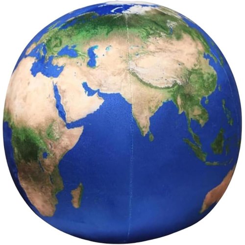 7inch Fluffy Moon and Earth Plush Pillow,Soft Moon/Earth Stuffed Toys,Decorative Moon & Earth Pillow Cushion Throw Pillow,Realistic 3D Planet Plushies Plush Doll for Home Décor Kids gift (7‘’ Earth)