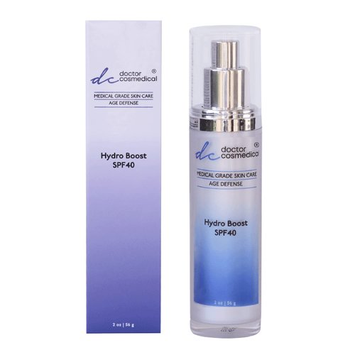 Doctor Cosmedical Hydro Boost Broad Spectrum SPF 40 | Anti-Aging Sunscreen and Moisturizer | A Perfect Face Moisturizer with SPF 40 | Contains Zinc, Hyaluronic Acid, Apple Extract & Plankton | 2oz/50G