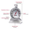 CDN 09502000954 ProAccurate Oven Thermometer, 1 EA, Silver