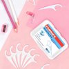 FAMILIFE Floss Picks, 240 Count Unflavored Dental Floss Picks, Tooth Picks Flossers with 4 Travel Handy Cases, Helps to Fight Tooth Decay and Keep Your Teeth Clean, Floss Sticks for Family