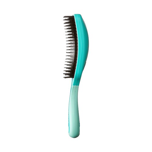 KISS Colors & Care Detangling Two-Tiered Teeth Brush - Reduces Hair Breakage, Double Bristles, Suitable For Wet or Dry Hair, Smooth & Sleek Results, Wide Paddle, Gently Massages the Scalp