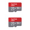 SanDisk 128GB X2 (256GB) MicroSD HC Ultra Uhs-1 Memory Card