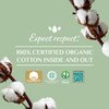 Organyc - 100% Certified Organic Cotton Tampons - Cardboard Applicator, Free from Chlorine, Perfumes, Rayon, and Chemicals, Regular Flow, 16 Count (Pack of 6).