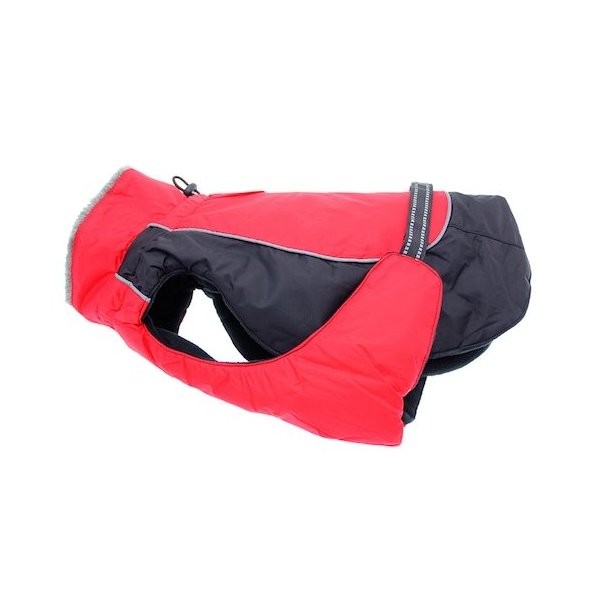 Alpine All Weather Dog Coat, Red/Black, Size 4XL