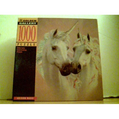 Golden Gallery 1000 Piece Puzzle 21 1/2" X 27 1/2" - Unicorn Magic (5650-D)