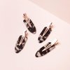 Kitsch Creaseless Hair Pins, No Crease Hair Clips for Makeup, No Bend Hair Clips for Styling, Stylish Makeup Hair Clips & Hair Styling Clips, Pin Curl Clips for Hair, 4pc Set