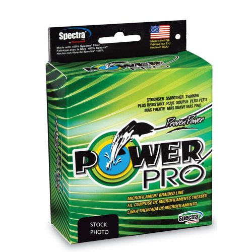 PowerPro Spectra Fiber Braided Fishing Line, Moss Green, 500YD/40LB