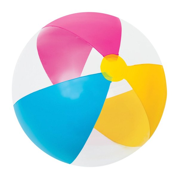 INTEX 24" Inflatable Paradise Panel Colorful Beach Ball - (Set of 2) | 59032EP