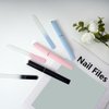 Longluosi 3 Pack Glass Nail Files with Case, Ultra Quality Professional Fingernail Files, Double Sided Premium Nail Filer for Natural Nails, Pedicure Nails, Artificial Nails, Fake Nails