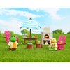 Lil Woodzeez – Toy Backyard Furniture Playhouse – Miniature Fire Pit & Chairs Dollhouse Playset – 2 Posable Figures Included – Kids 3 Years +