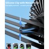 TriPole Car Fan USB Fan for Car Vent Powerful 3 Speed Car Cooling Clip Fan with Quiet Brushless Motor 360 Degree Rotatable Portable Fan for Car Vehicle, Van, Truck, SUV, RV