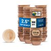 magnus | 2.5 inch Round Mini Dip Bowls 100 pcs 1.5Oz | Disposable Bowls for Party | Like Bamboo Bowls | Palm leaf Bowls for Dips | Compostable Bowls | Picnic Party Bowls better than Paper Bowls