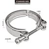 AKIHISA 2.75 Inch V Band Clamp-Stainless Steel_304, for Turbo Exhaust Down pipes Flange Kit, Racing Ford Pickup Truck Exchange Exhaust Accessories
