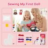 Avenir DIY Sewing Kit for Beginner Kids Arts & Crafts Soft Toy My First Craft Set with Heart Instructions & Plush Felt Materials for Learn to Sew, Embroidery for 6 Years