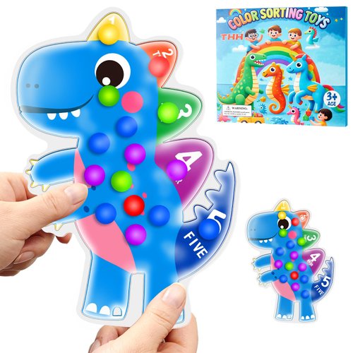 Color Sorting Toys Sensory Travel for Toddlers