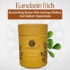 EUMELANIN RICH Bunda Body Butter African Shea & Cocoa Butter Infused With Moringa Oleifera & Sodium Hyaluronate-Intense Hydration for Dry Crepey Skin10.6oz