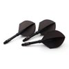 CUESOUL TERO AK4 Black Dart Flights Shield Shape,Set of 3 pcs(CS-AK4+1DPYS)