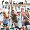 Gone Fishing Birthday Party Decorations - Include Hanging Banner Hanging Swirl Centerpieces Fishing Party Supplies Fishing Theme Birthday Party Decor
