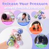 12 Pack Fidget Stress Balls for Adults, Cute Octopus Stress Relief Stress Ball, Bulk Squishy Squeeze Ball Set and Birthday Party Favors