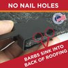 Grip Clip Roof Clips | Clip Hooks for Installing Heat Tape, Electric Cable & Roof Heat Cable | Prevents Roof Damage | Simple Nail-Free Outdoor Cable Clips | Your Must-Have Roofing Tools (.325-5 Pack)