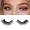 Arison False Lashes Natural Wispy Lashes Mink Long Wispy Natural Eyelashes 3d Mink Eyelashes Wispies Thick Fluffy Real Mink Lashes Strip 1 Pair Package for Makeup (AH35)