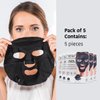 IROHA NATURE, Face Mask for Skin Care with Activated Charcoal - Pack of 5 pieces