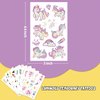 PARTYWIND Luminous Temporary Tattoos for Kids, Waterproof Fake Tattoos Stickers with Dinosaur Mermaid Pirate Construction for Boys and Girls, Birthday Party Decorations Supplies Favors