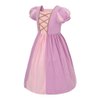 Dressy Daisy Toddler Girls Cotton Princess Dress Up Clothes with Braid & Accessories for Halloween Birthday Party Everyday Outfit Size 2T to 3T, Purple