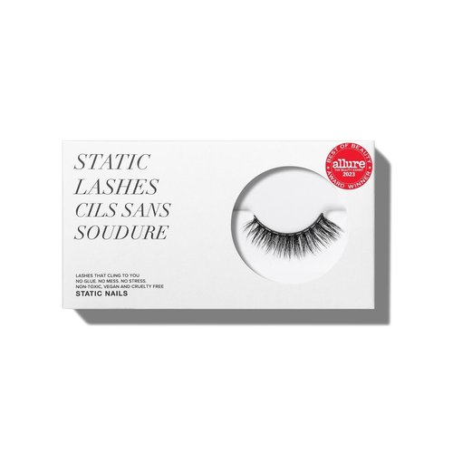 STATIC NAILS Magnetic Eye Lash Double Take Glam Black Glam - Magnetic Lashes Kit - Reusable, Glue-Free, 3D Natural Look - Comfortable