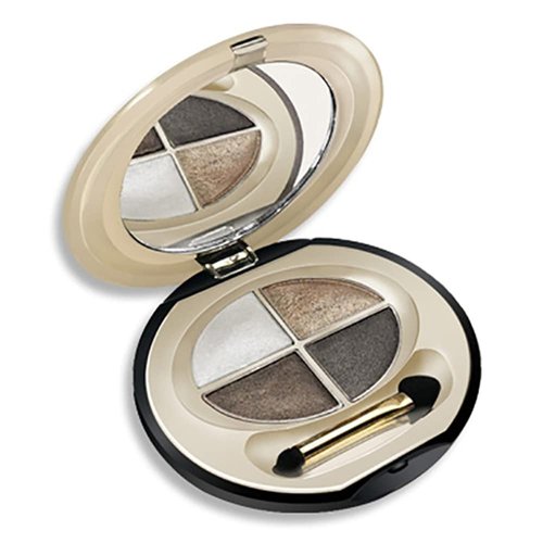 EyeShadow 4 Colors Eyelid Color Waterproof Eye Shadow Makeup Metallic Luminous Perfect Shades Eyeshadow Palettes (Eearth Tone 02#)