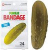 BioSwiss Bandages, Pickle Shaped Self Adhesive Bandages, Latex Free Sterile Wound Care, Fun First Aid Kit Supplies for Kids, 24 Count