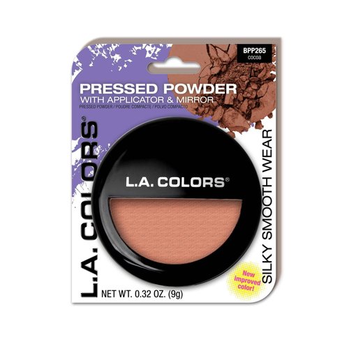L.A. COLORS Pressed Powder (carded), Cocoa CBPP265A