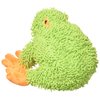 MIGHTY- Microfiber Frog– Squeaker -Made with Stuffing. Strong & Tough. Interactive Play Dog Toy. Machine Washable & It Floats (Regular)