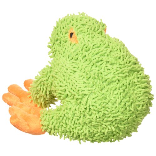 MIGHTY- Microfiber Frog– Squeaker -Made with Stuffing. Strong & Tough. Interactive Play Dog Toy. Machine Washable & It Floats (Regular)