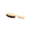Bass Brushes | Shine & Condition Hair Brush | Natural Bristle FIRM | Pure Bamboo Handle | Full Oval | Striped Finish | Model 876S - SB