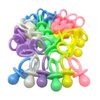 Bonka Bird Toys 2207 (Pk30) 1" Pastel Pacifiers, Medium Parrot, Foot Talon Craft Cage Toy, Conure, Lories, Lorikeets, and Similar