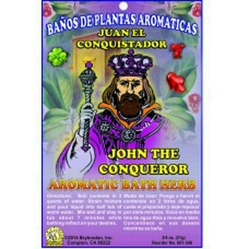 3 PCS Aromatic Soothing Herbal Bath John The Conqueror Juan EL Conquistador BANO DE PLANTAS AROMATICAS - Made in USA - 1 OZ