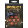 Q-Workshop Runequest Red & Gold Dice Set