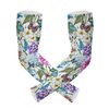 JUNZAN Gardening Arm Sleeves Farm Sun Protection Cooling Sleeves for Women Men with Thumb Hole Floral Flowers