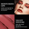 4 Colors Matte Lipstick,Little Small Smoke Tube Cigarettes Lip Tint Set,Matte Velvet Lipstick,Non-Sticky and Long Lasting 24 Hours Waterproof and Sweat Resistant Ladies Lip Balm Lipstick