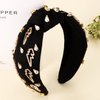 YAHPERN Lightning Bolt Headbands for Women Halloween Headbands Embellished Rhinestone Crystal Knotted Headbands Halloween Outfits Accessories Party Favors Gifts