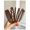 SHENHE Women's 9 PCS Non Slip Plastic Frosted Headband Wide Thin Teeth Comb Hair Band Brown One-Size