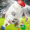 ROHSCE Water Rocket Sprinkler for Kids | Outdoor kids sprinkler Toy, Summer yard outside water toys | Spaceship Rocket Ship Sprinkler Toys for Kids 3 Years and Up | Fun Sprinkler Gift for Boys & Girls