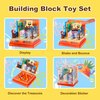 ROLOSO Sponge Squarepants Toy Building Brick Blocks Toys Sets 296 pcs Box kit Action Figures Pineapple House Patrick Stone Star Home for Creative Boys and Girls Fans Great Gift STEM