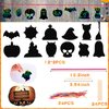 192 Pcs 24 Pack Assorted Halloween Stationery, Halloween Party Favors for Kids, Goodie Bags Stuffers Set Including Halloween Pencils, Rulers, Stamps and Erasers in Trick or Treat Bags