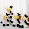 Wettarn 4 Pcs Cows Stuffed Animal Bulk 9.8'' Cow Plush Toy Cows Dolls Cute Soft Cuddly Cow Christmas Birthday Gifts Cow Party Decor Plush Toy Set for Kids Girls Boys(Cow)