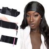 Head Wrap for Black Women, Edge Control Scarf, Silk Hair Wrap for Sleeping, Silk Satin Scarf& Satin Wigs Bundles Hair Tools Storage and Travel Bags, 2Bags & 1 Edge Wrap（2 Bags & 1 Edge Scarf)