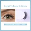GAQQI Lash Clusters Volume & Fluffy Eyelash Clusters 10-14mm Cluster Lashes 120PCS, Cluster Eyelash Extensions C Curl, Ultra-thin & Soft Clear Band False Lashes Wide Band (WING)