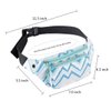 KAMO Fanny Pack, Waist Bag Sling Backpack Water Resistant Durable Polyester Small Outdoor Lightweight Crossbody Daypack for Women Men Lady Girl Teens